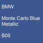 Preview: BMW, Monte Carlo Blue Metallic, B05.